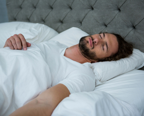 Hombre durmiendo