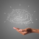 Imagen de cerebro dibujado