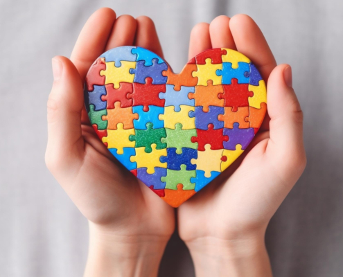 Imagen representativa del día del autismo